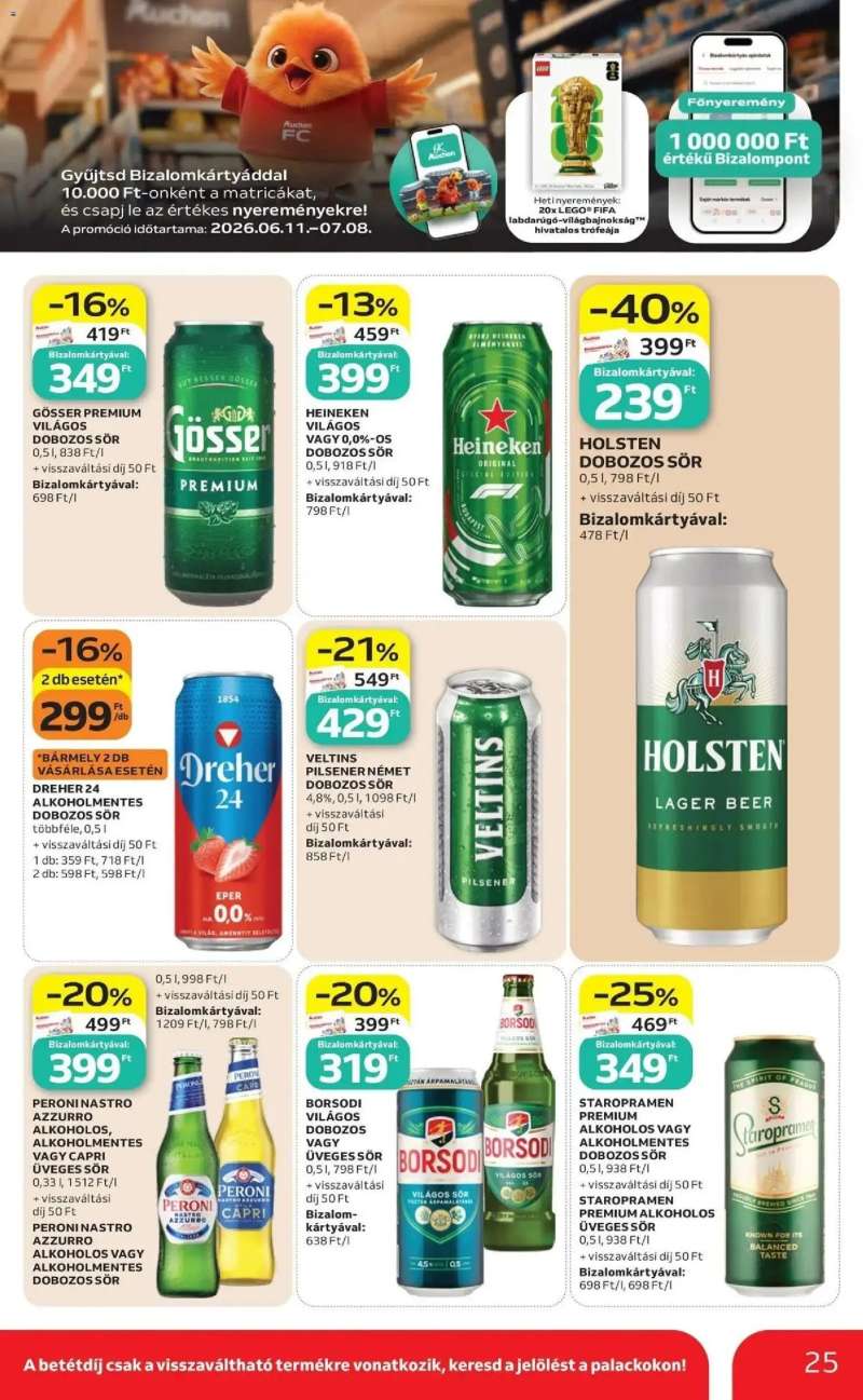 Auchan Auchan újság érvényessége 2026.07.01-ig 25 oldal