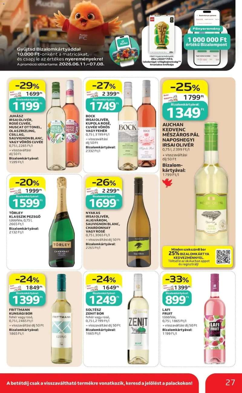 Auchan Auchan újság érvényessége 2026.07.01-ig 27 oldal