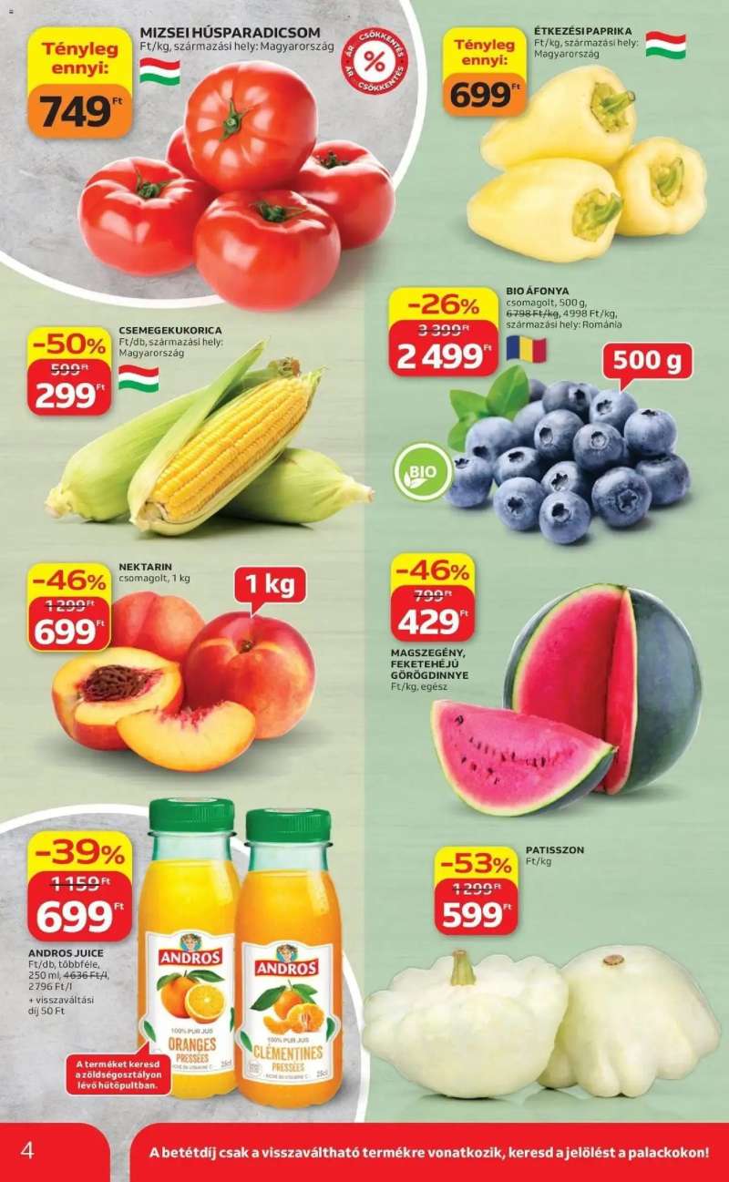 Auchan Auchan újság érvényessége 2026.07.01-ig 4 oldal