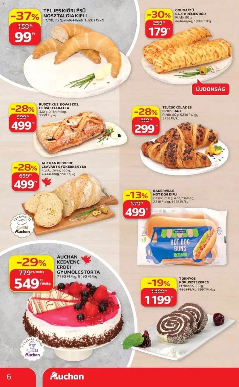 Auchan Auchan újság érvényessége 2026.07.01-ig 6 oldal