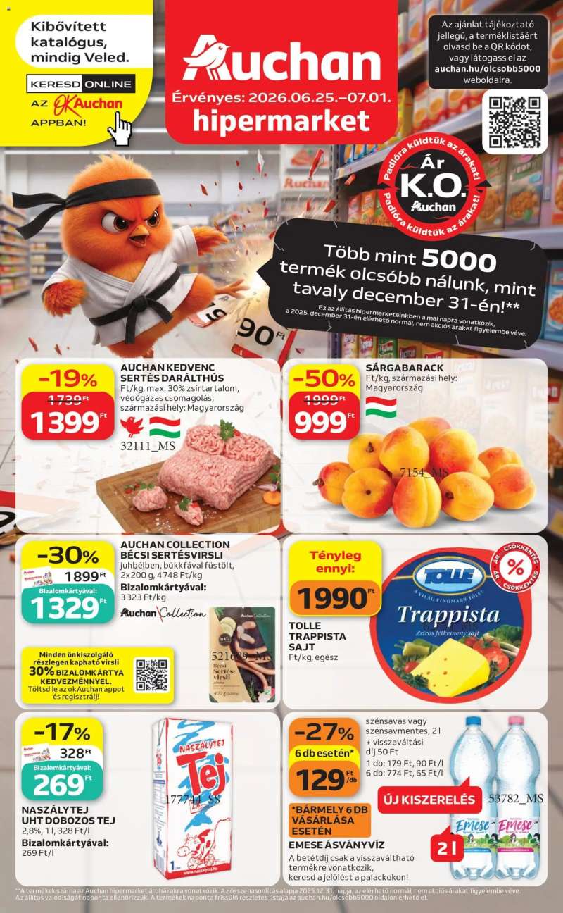 Auchan Auchan akciós újság 1 oldal