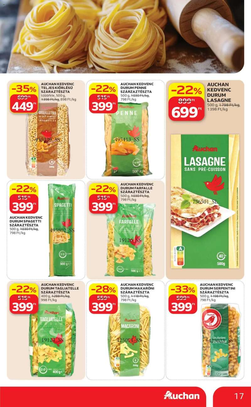Auchan Auchan akciós újság 17 oldal
