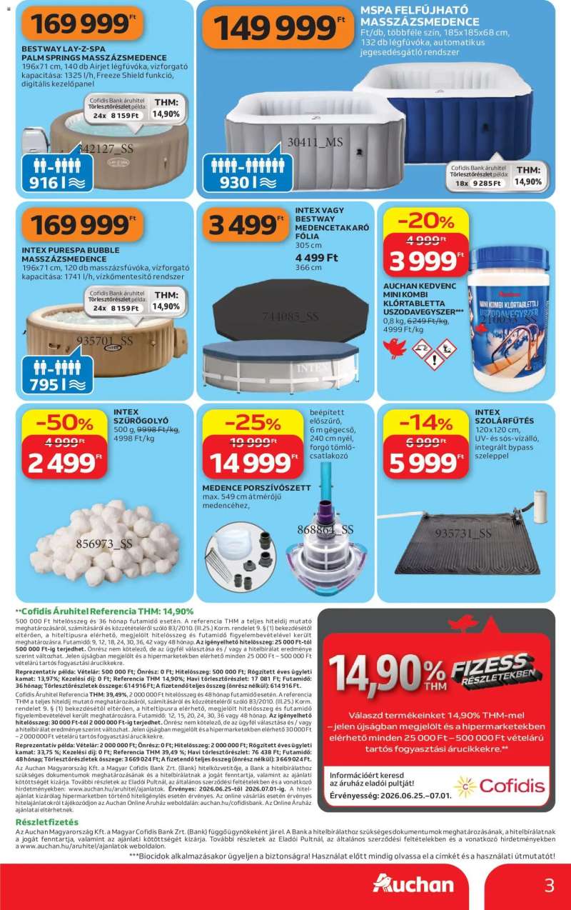 Auchan Auchan akciós újság 3 oldal