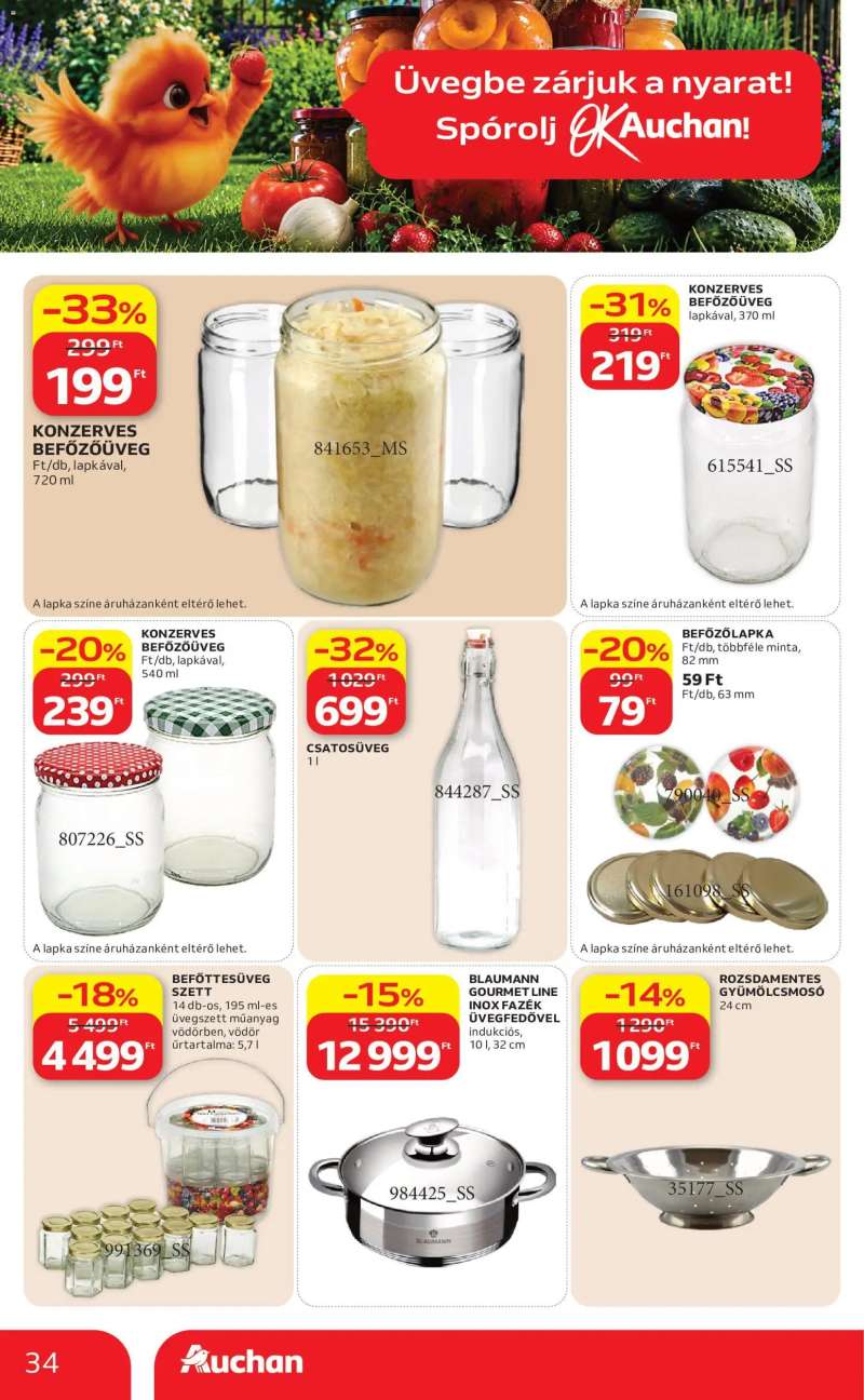 Auchan Auchan akciós újság 34 oldal