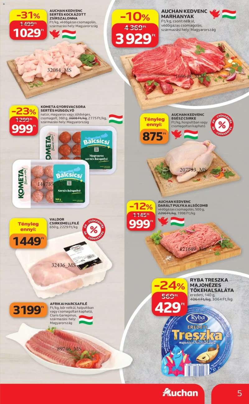 Auchan Auchan akciós újság 5 oldal