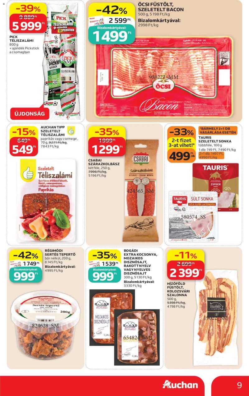 Auchan Auchan akciós újság 9 oldal