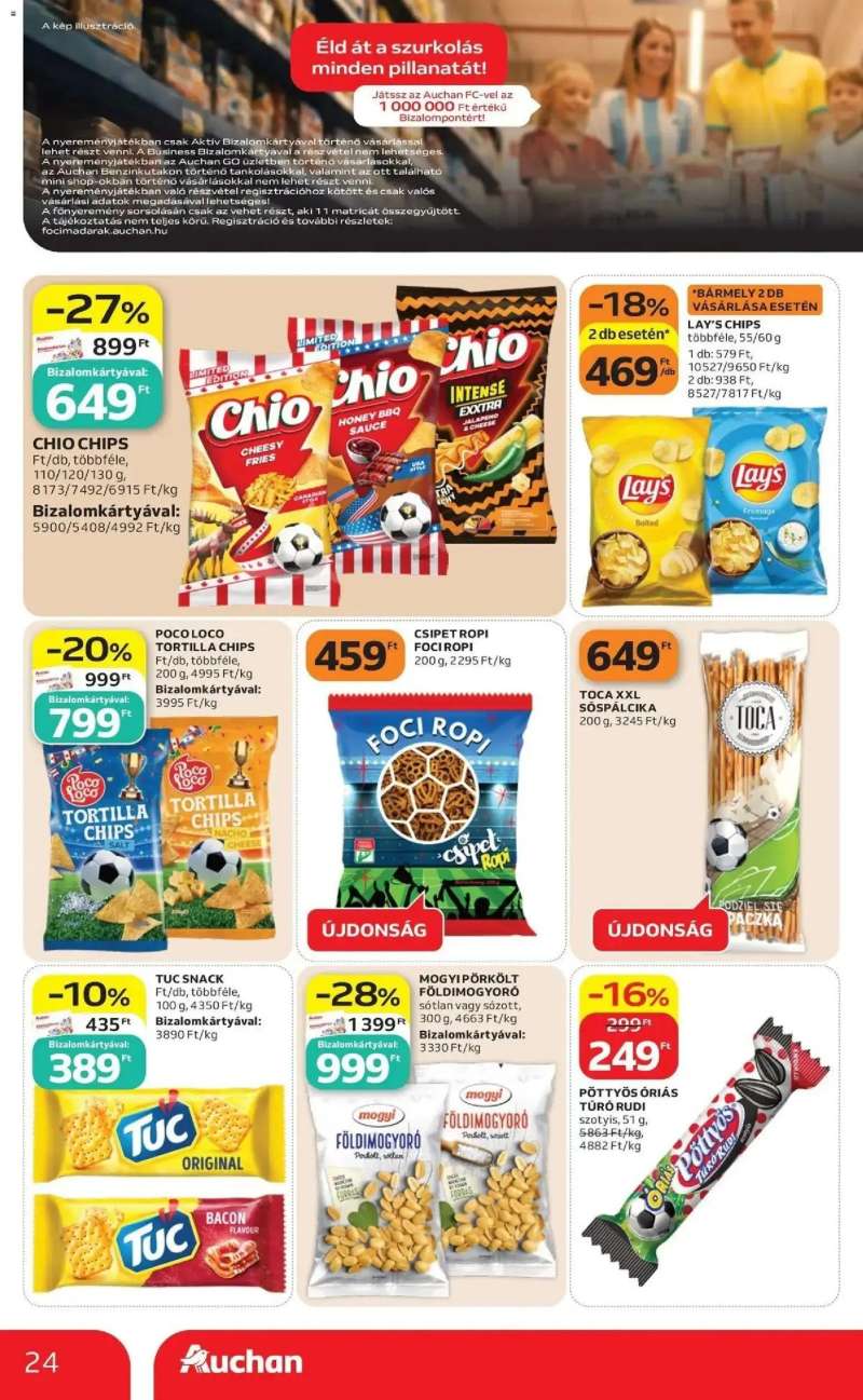 Auchan Auchan akciós újság Budapest 24 oldal