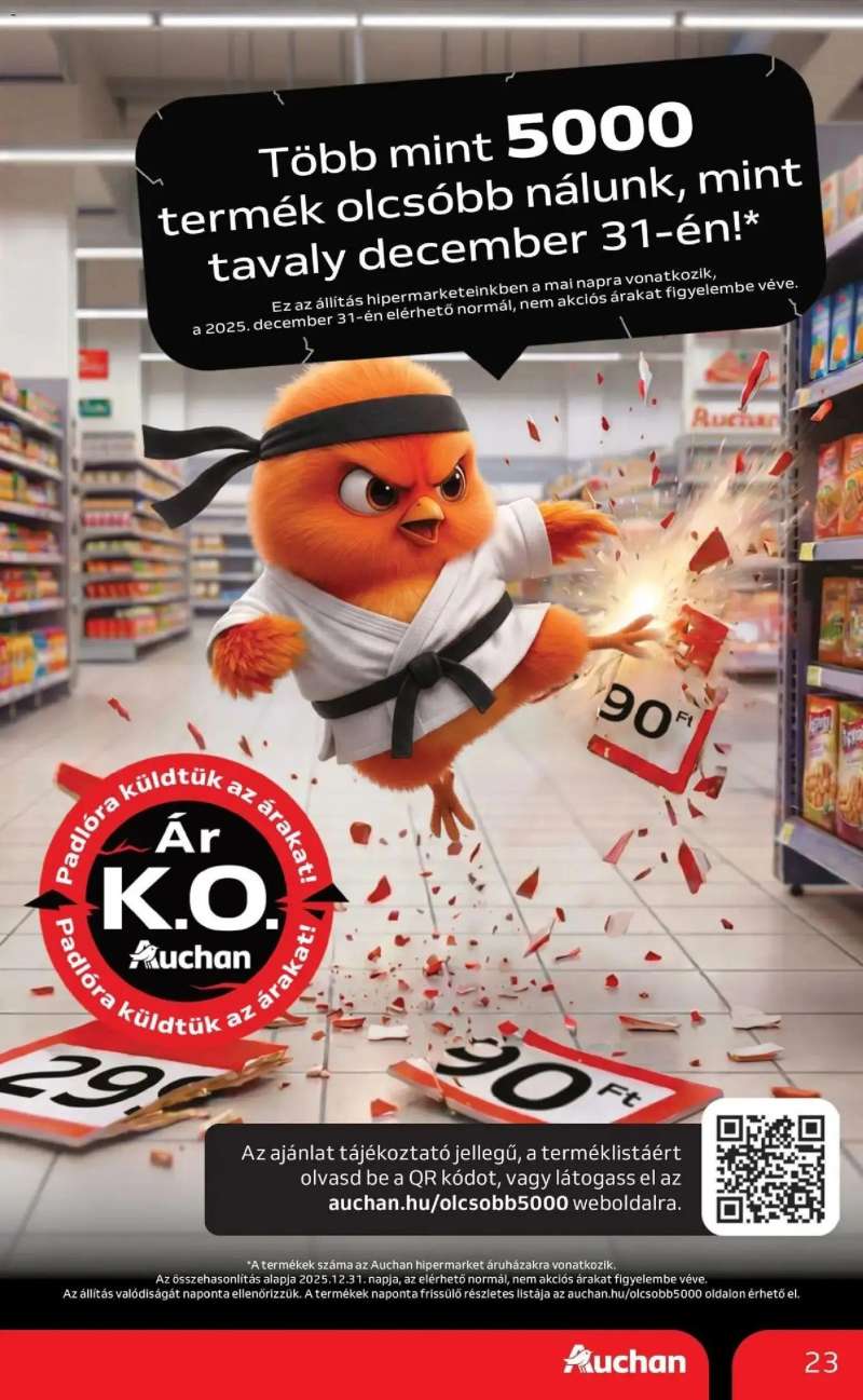 Auchan Auchan akciós újság Szeged 23 oldal