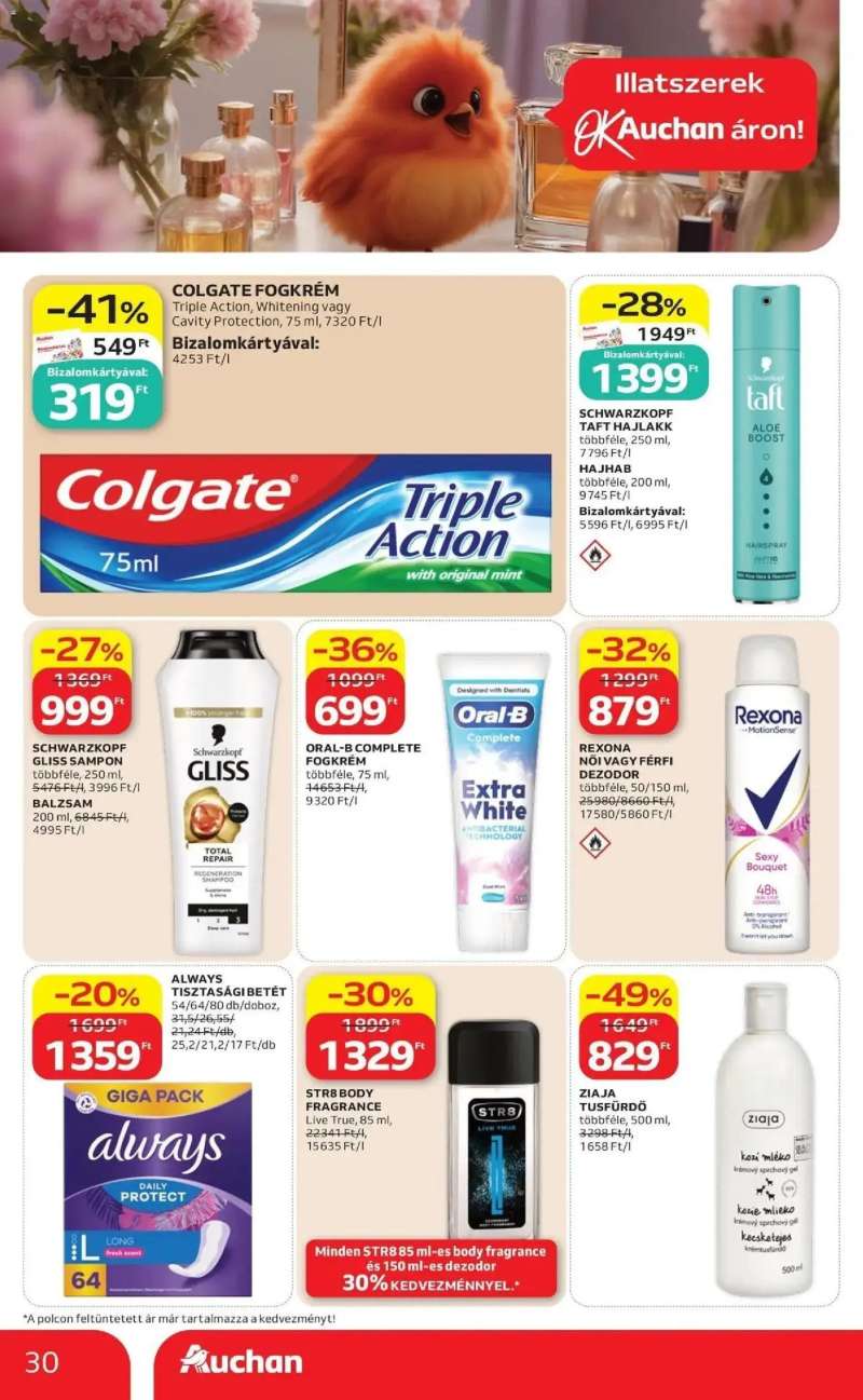 Auchan Auchan akciós újság Szeged 30 oldal