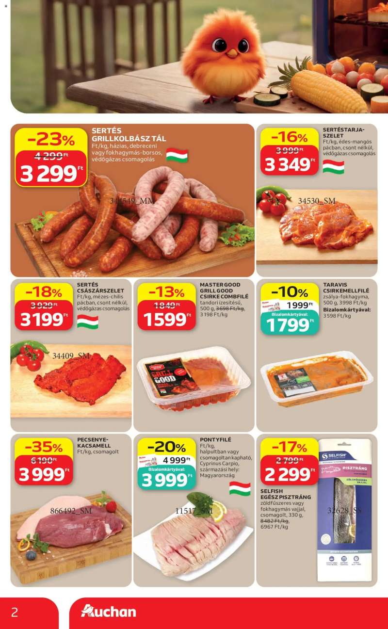Auchan Auchan Grill ajánlataink 2 oldal