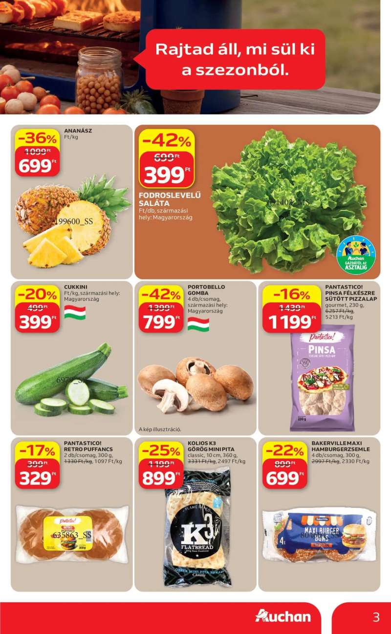 Auchan Auchan Grill ajánlataink 3 oldal