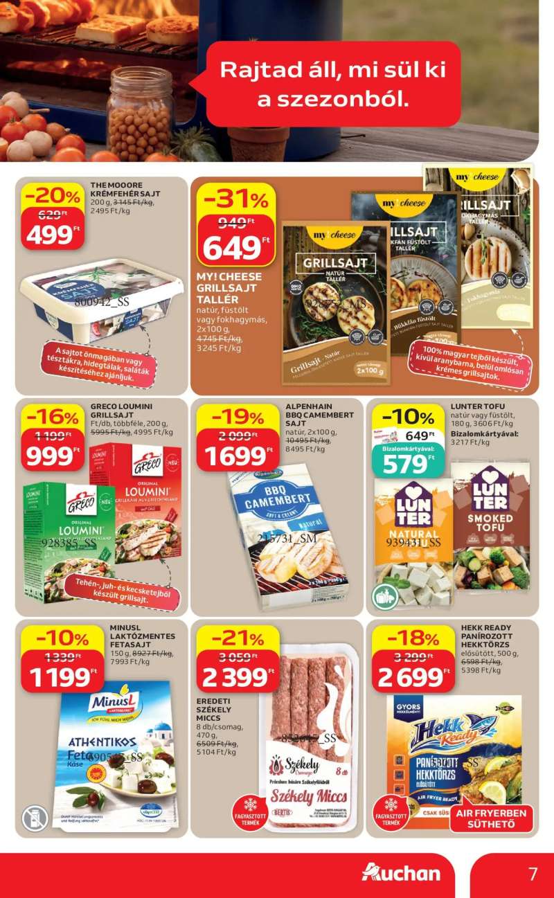 Auchan Auchan Grill ajánlataink 7 oldal