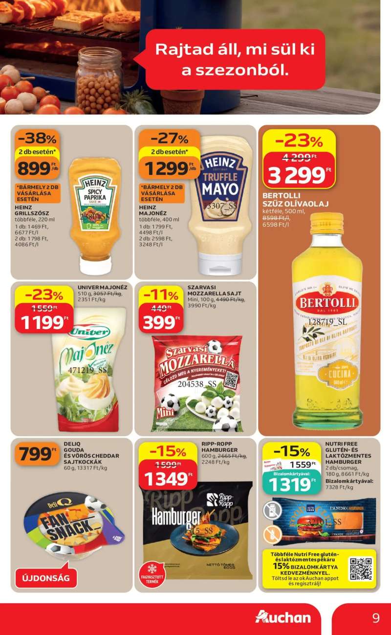 Auchan Auchan Grill ajánlataink 9 oldal