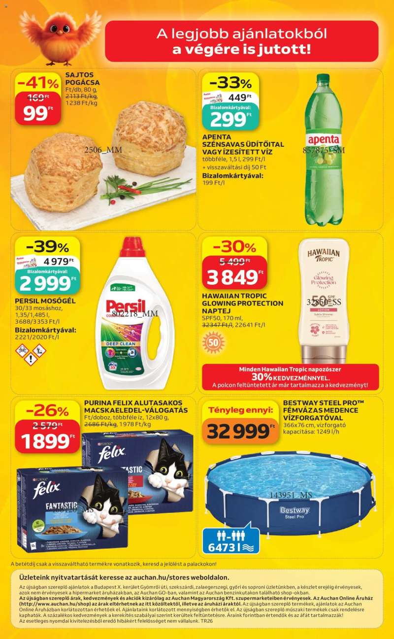 Auchan Auchan Szupermarket akciós újság 16 oldal
