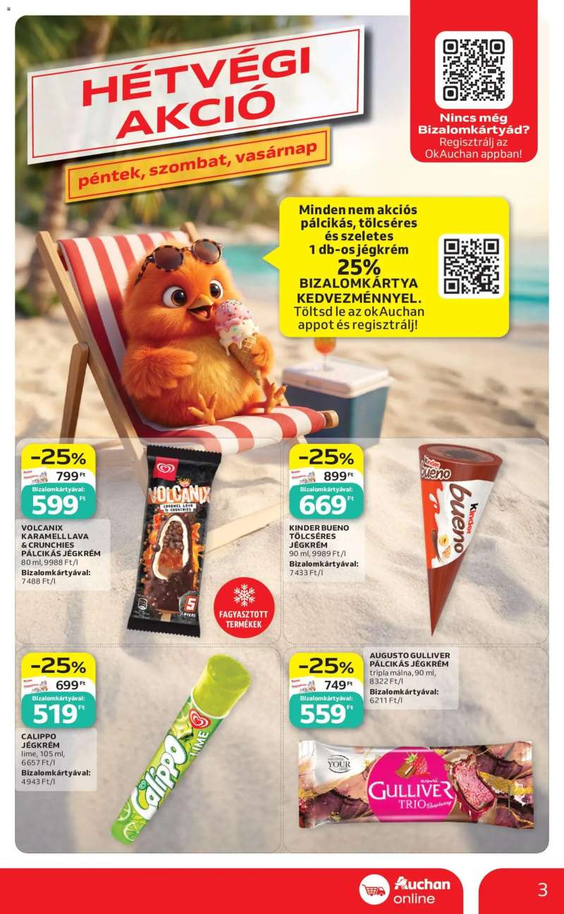 Auchan Auchan Szupermarket akciós újság 3 oldal