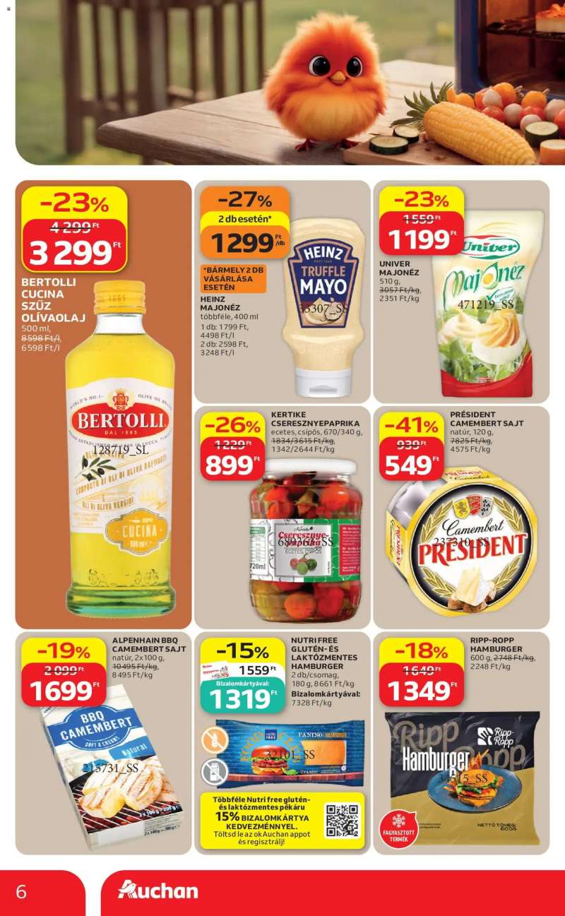 Auchan Auchan Szupermarket akciós újság 6 oldal