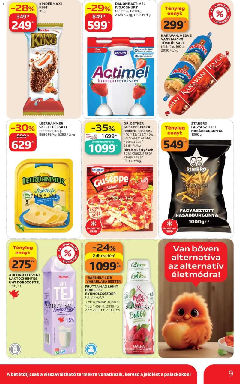 Auchan Auchan Szupermarket akciós újság 9 oldal