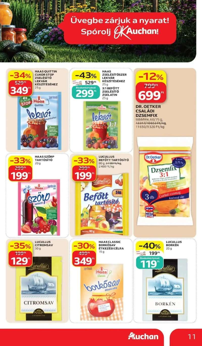 Auchan Auchan akciós újság Fót 11 oldal
