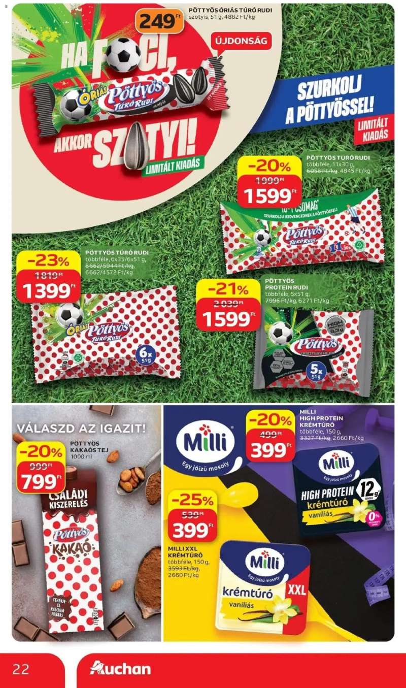 Auchan Auchan akciós újság Fót 22 oldal