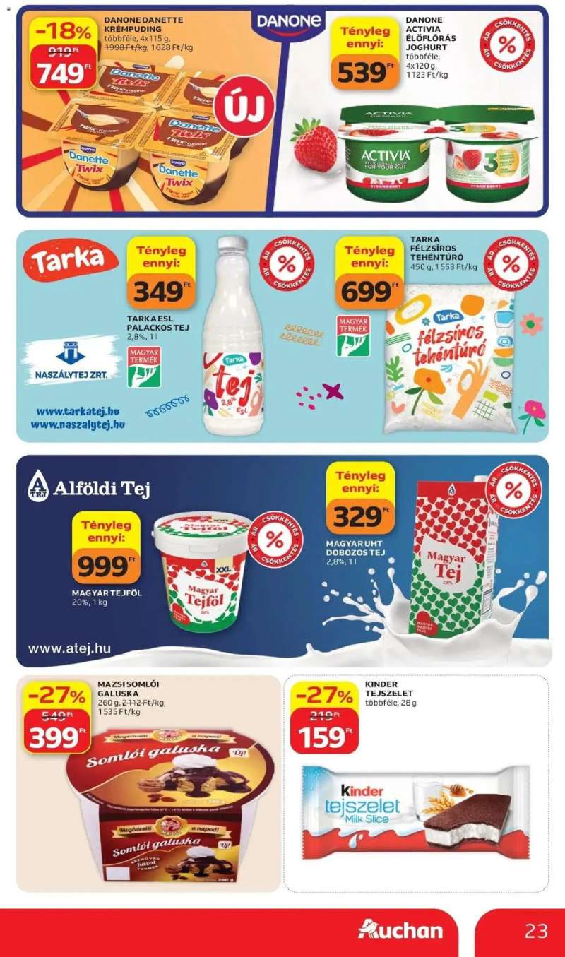 Auchan Auchan akciós újság Fót 23 oldal
