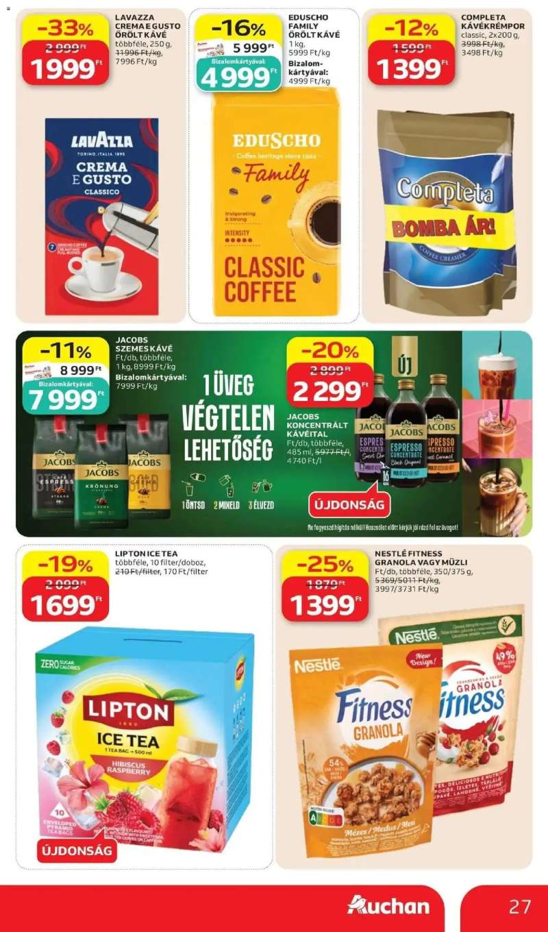 Auchan Auchan akciós újság Fót 27 oldal