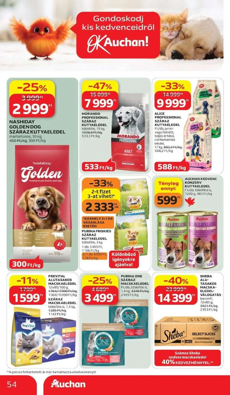 Auchan Auchan akciós újság Fót 54 oldal