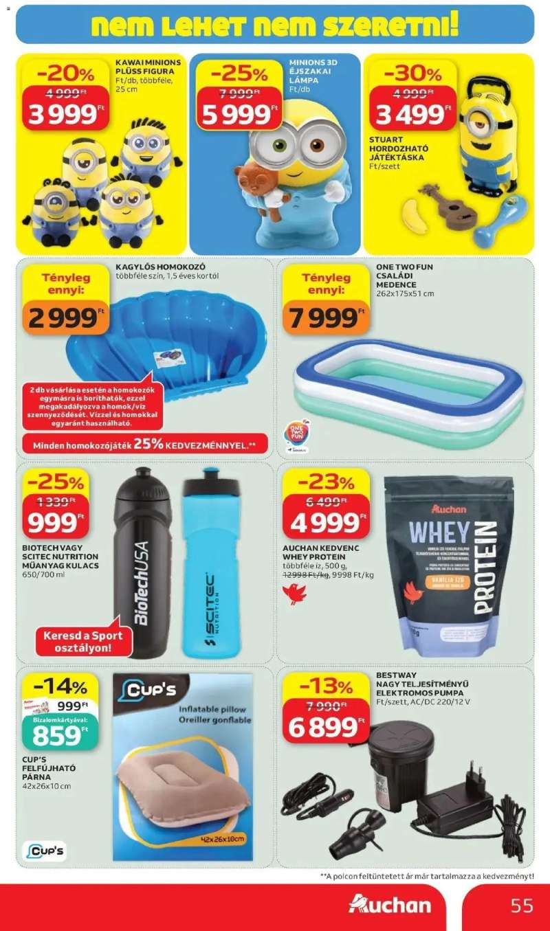 Auchan Auchan akciós újság Fót 55 oldal