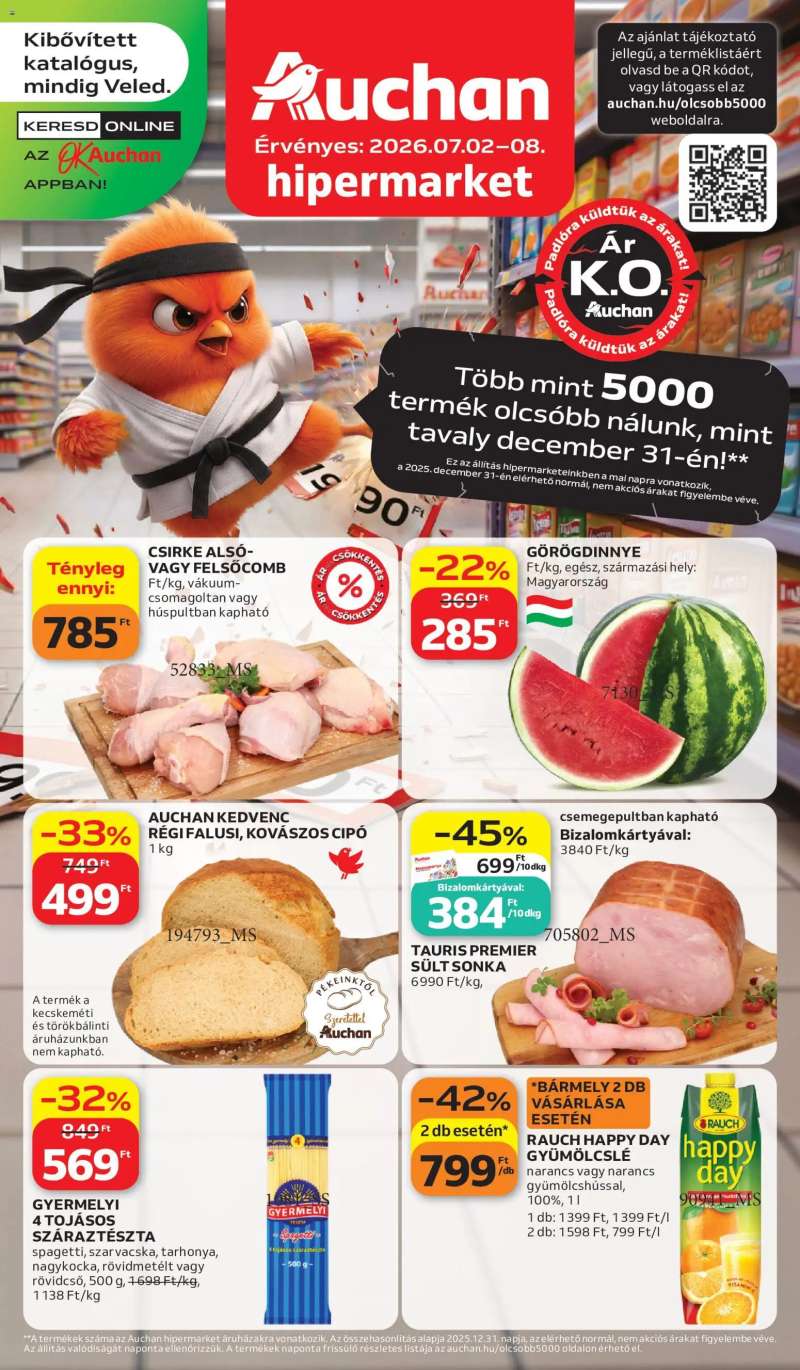 Auchan Auchan akciós újság 1 oldal