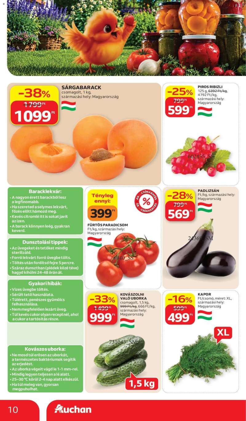 Auchan Auchan akciós újság 10 oldal