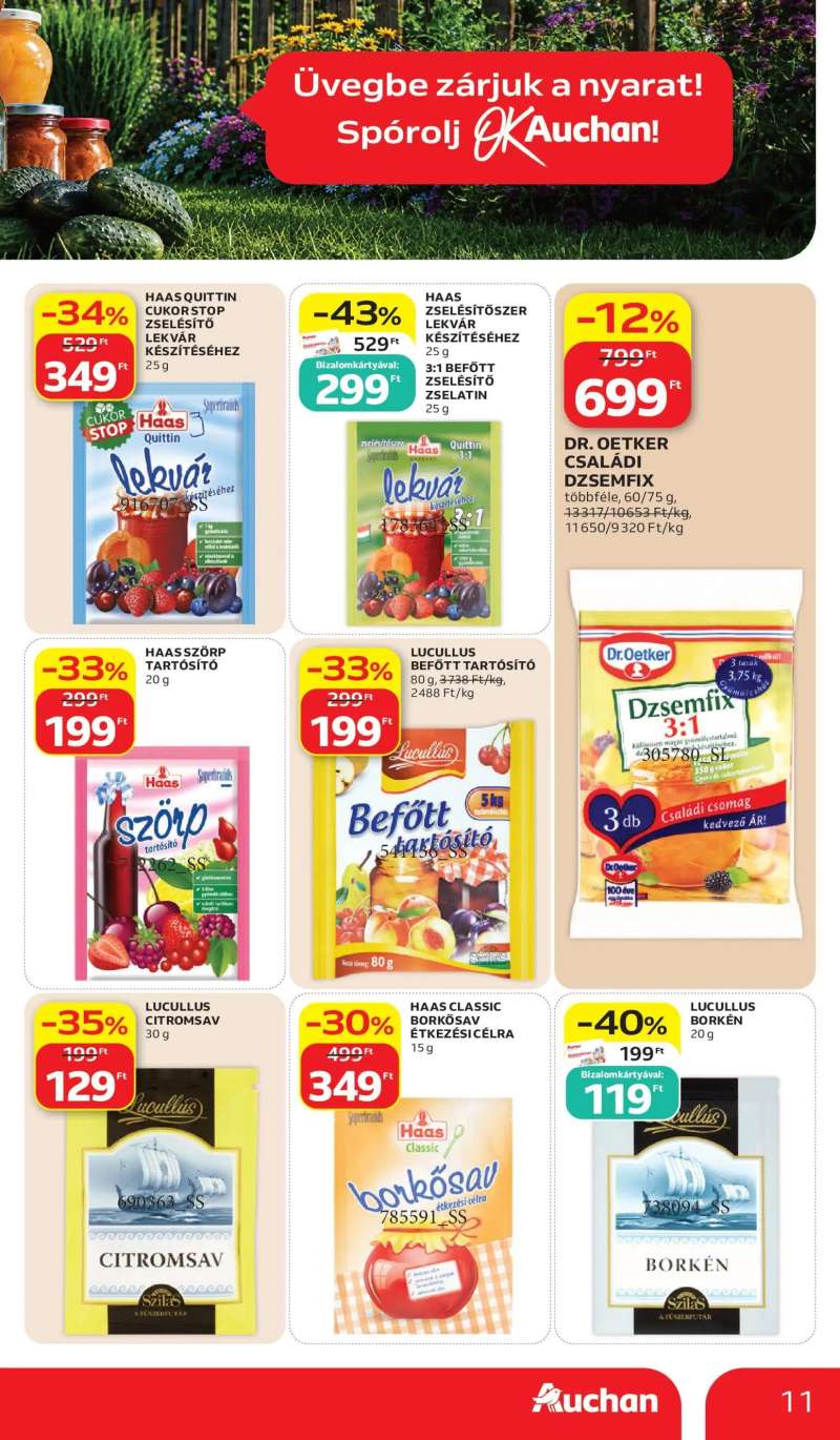 Auchan Auchan akciós újság 11 oldal