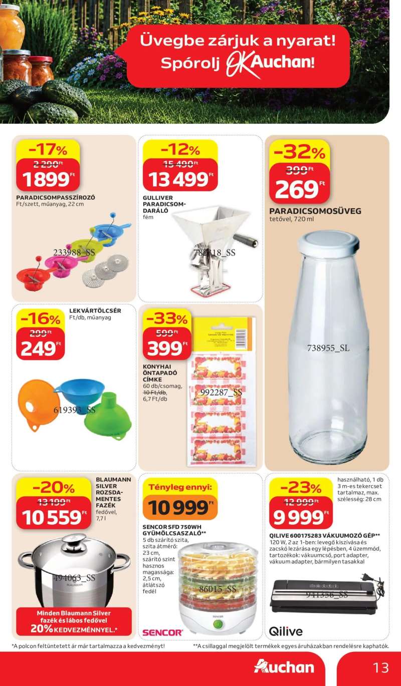 Auchan Auchan akciós újság 13 oldal