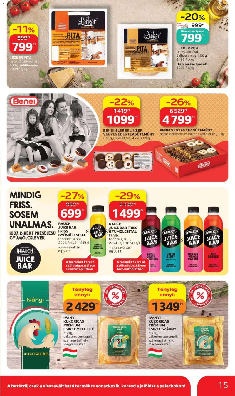 Auchan Auchan akciós újság 15 oldal