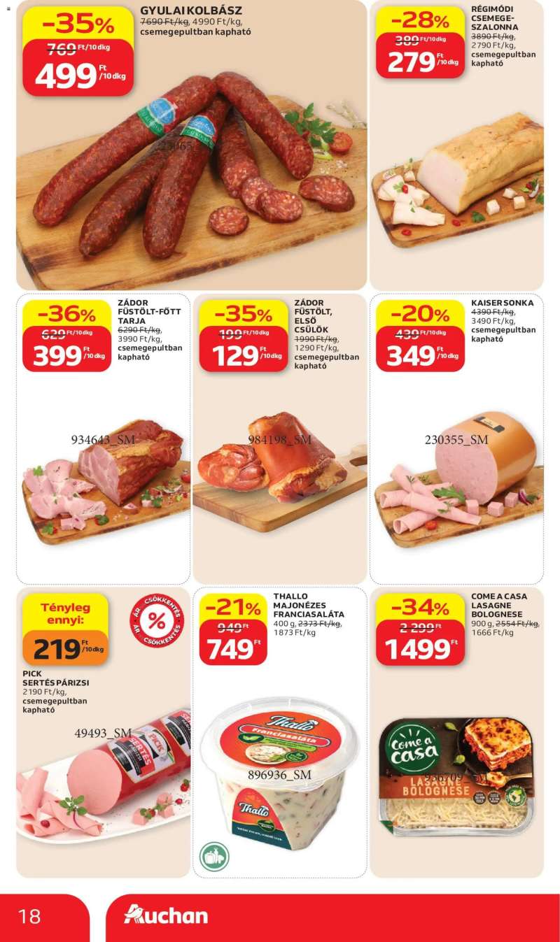 Auchan Auchan akciós újság 18 oldal