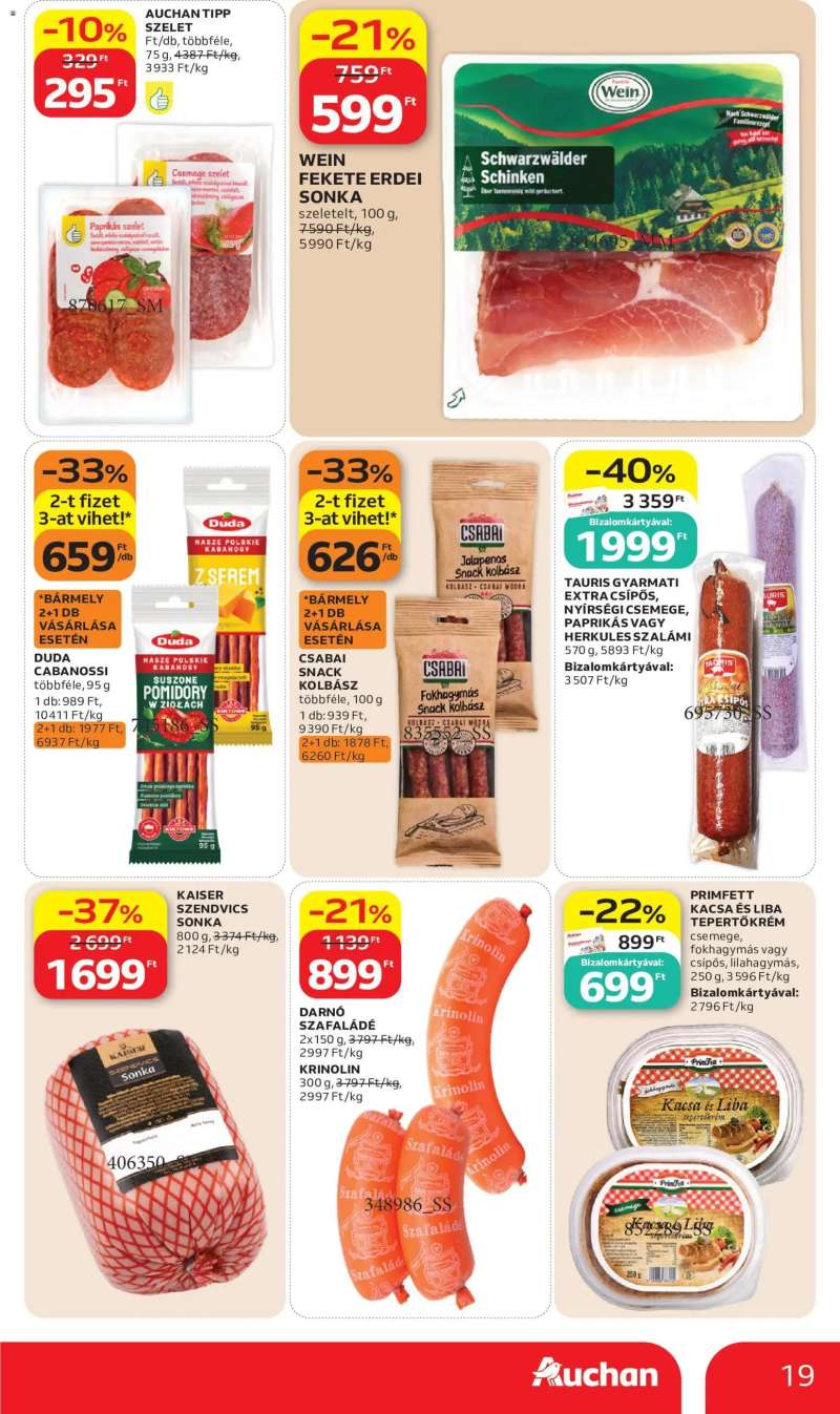 Auchan Auchan akciós újság 19 oldal