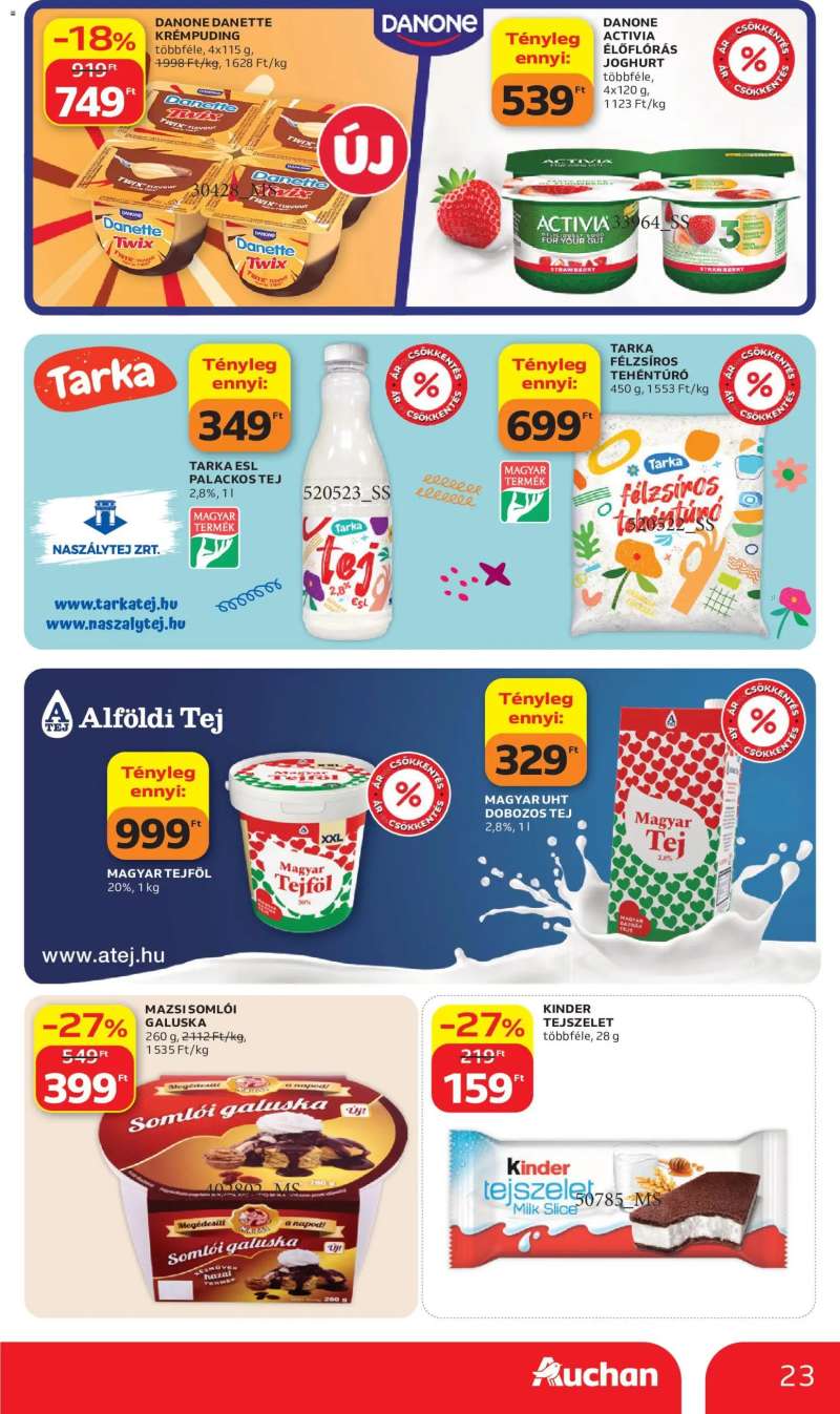 Auchan Auchan akciós újság 23 oldal