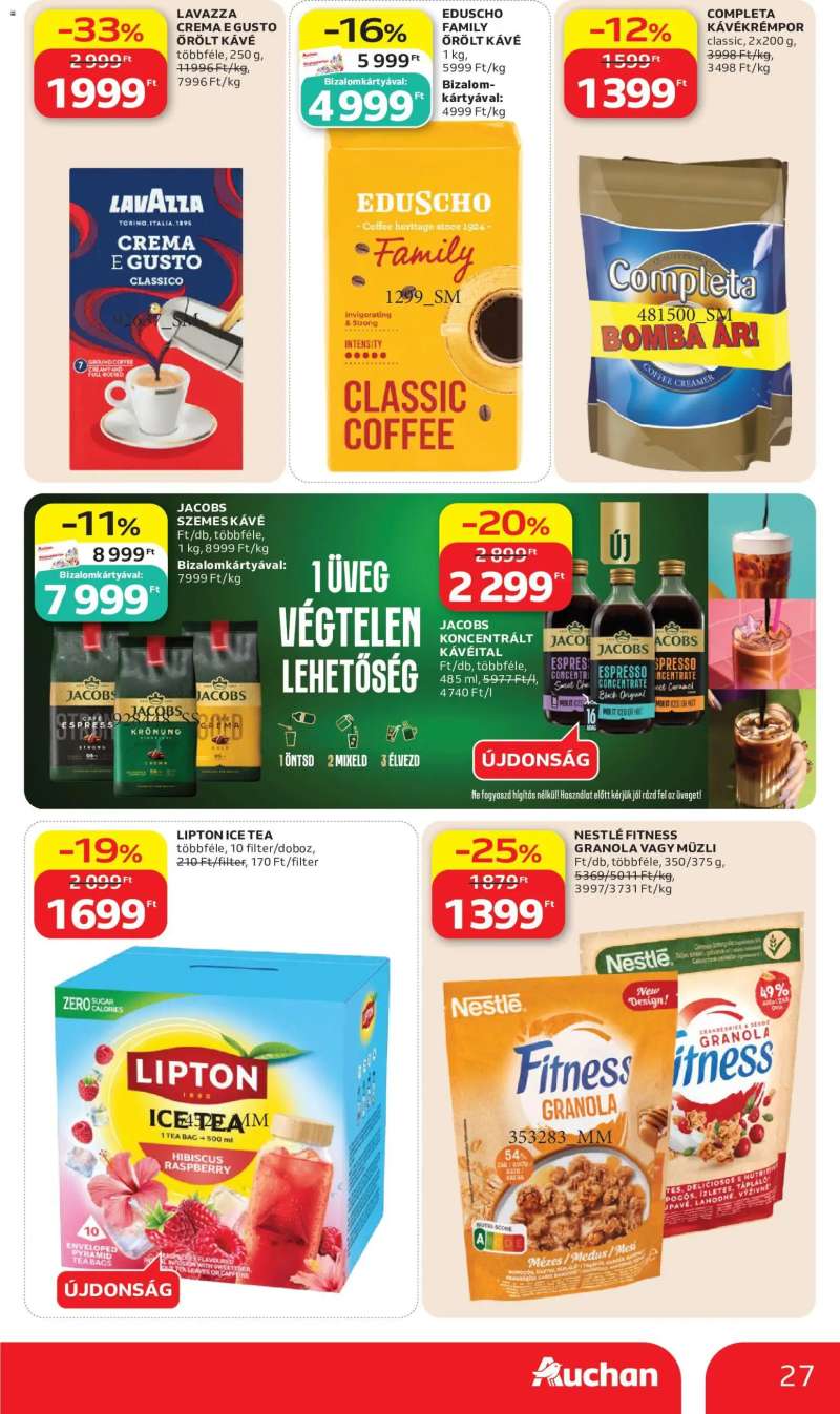 Auchan Auchan akciós újság 27 oldal