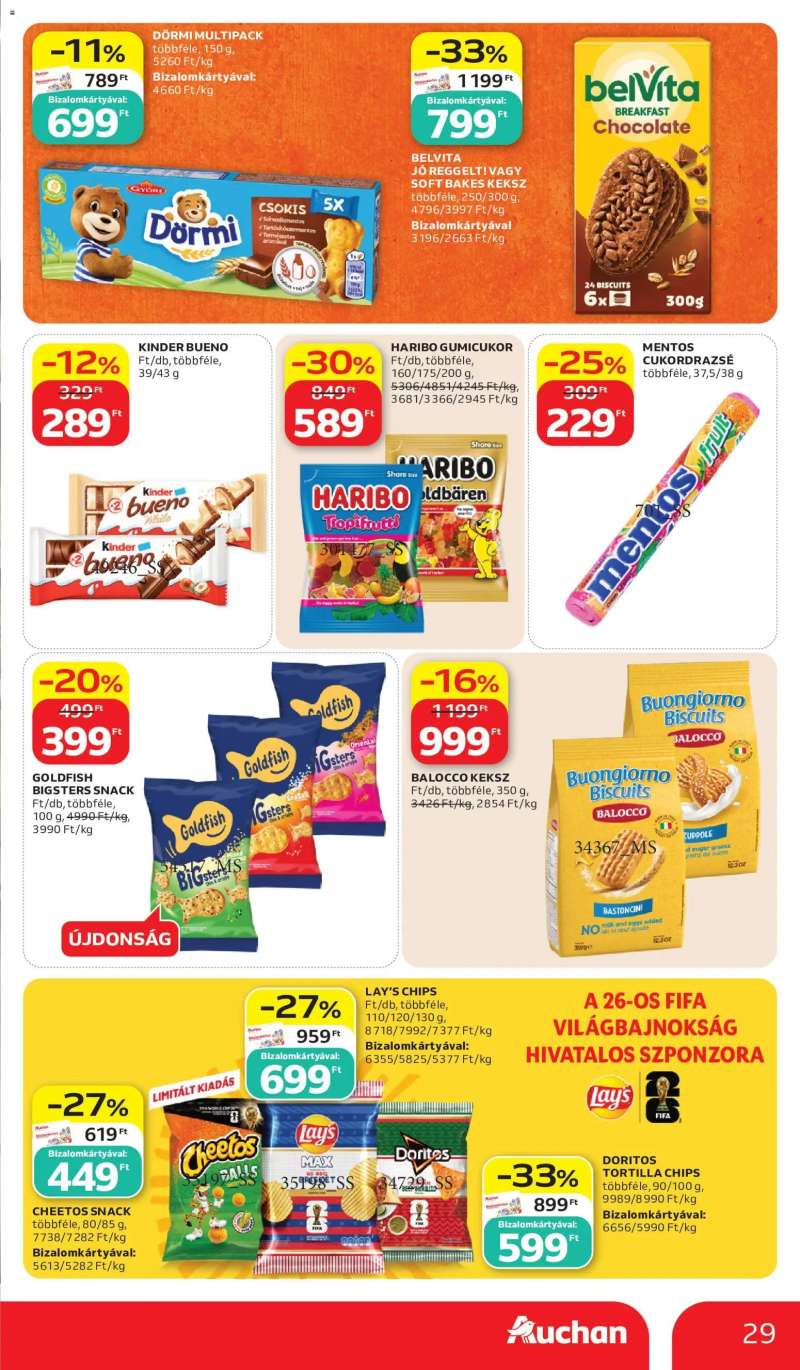 Auchan Auchan akciós újság 29 oldal