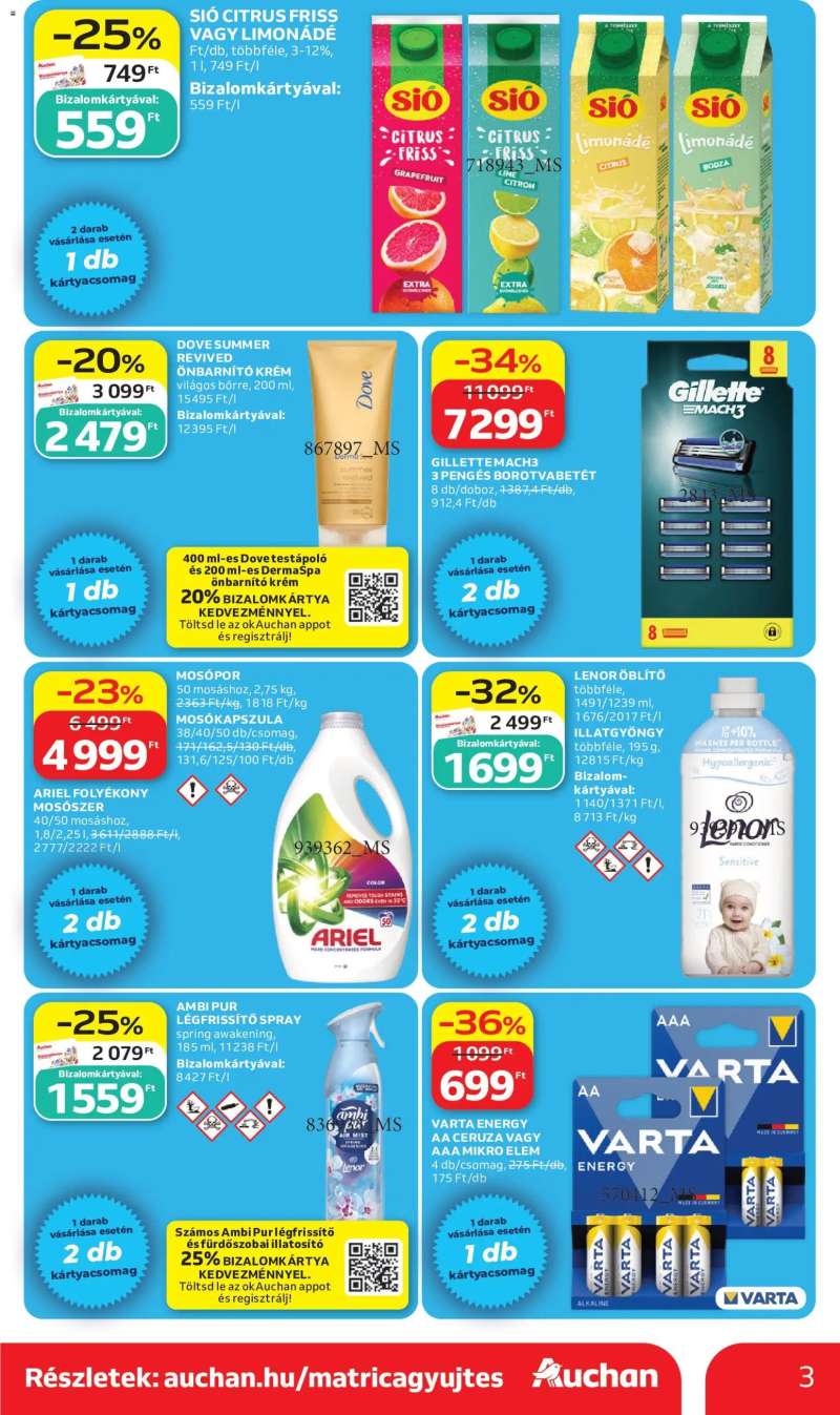 Auchan Auchan akciós újság 3 oldal