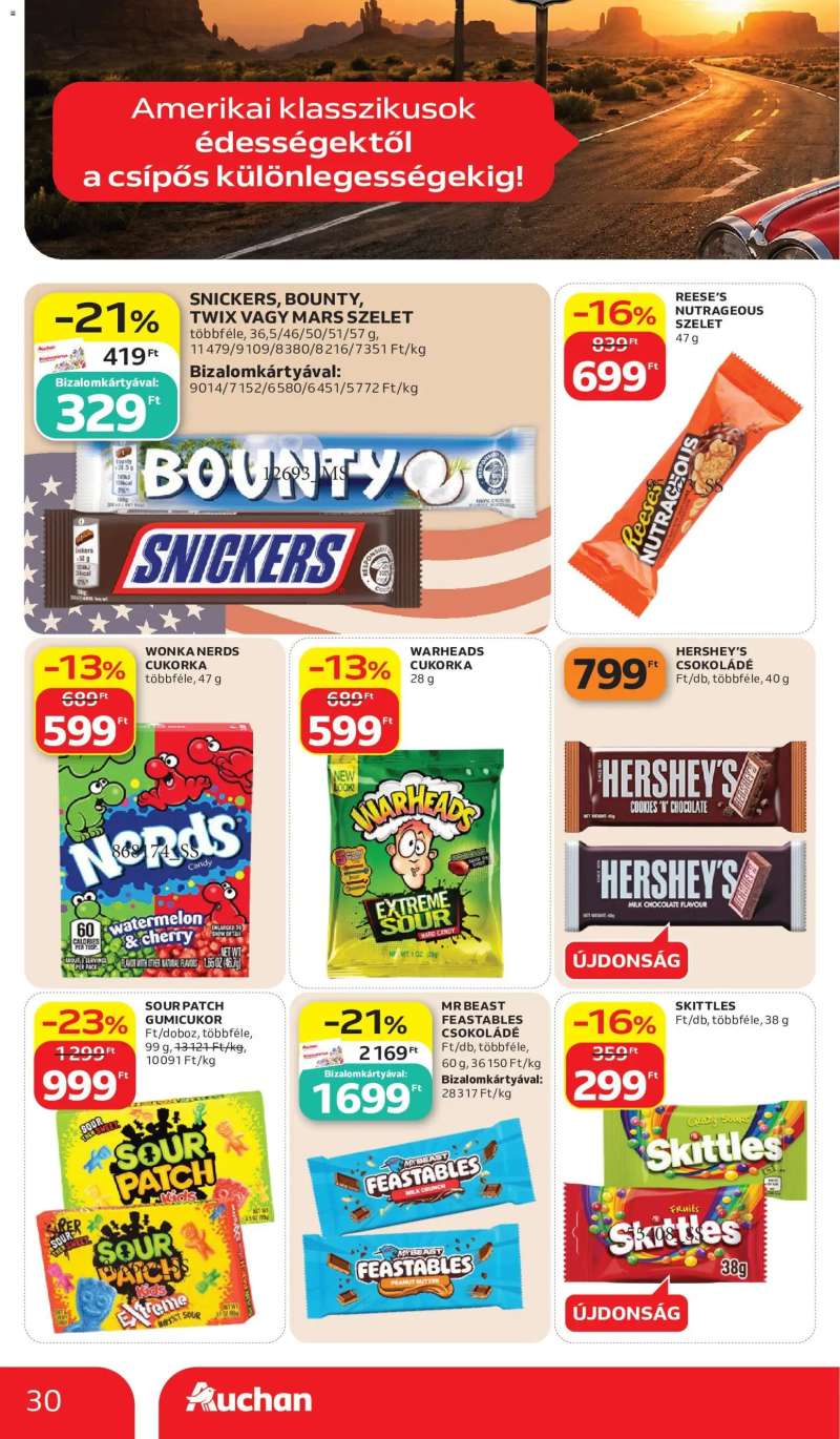 Auchan Auchan akciós újság 30 oldal