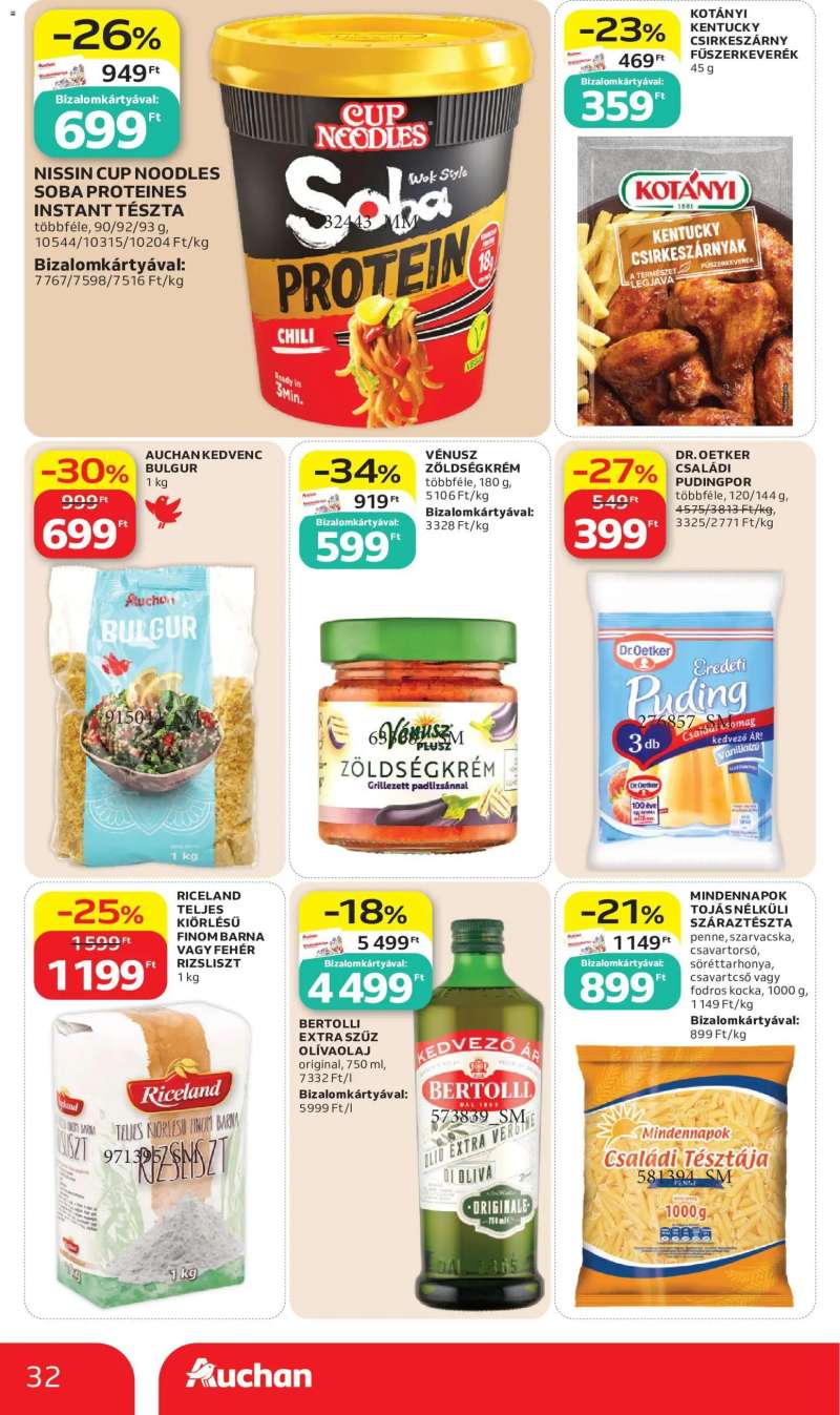 Auchan Auchan akciós újság 32 oldal