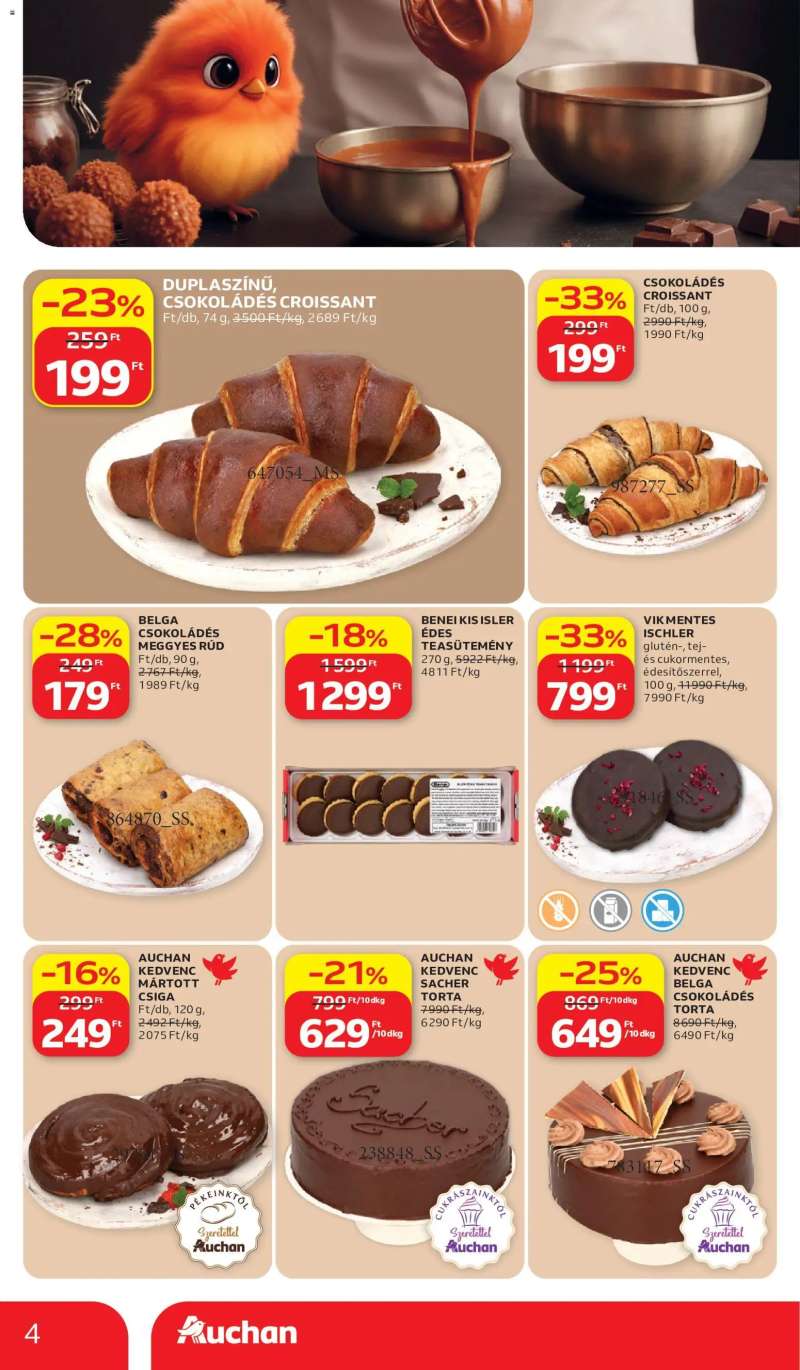 Auchan Auchan akciós újság 4 oldal