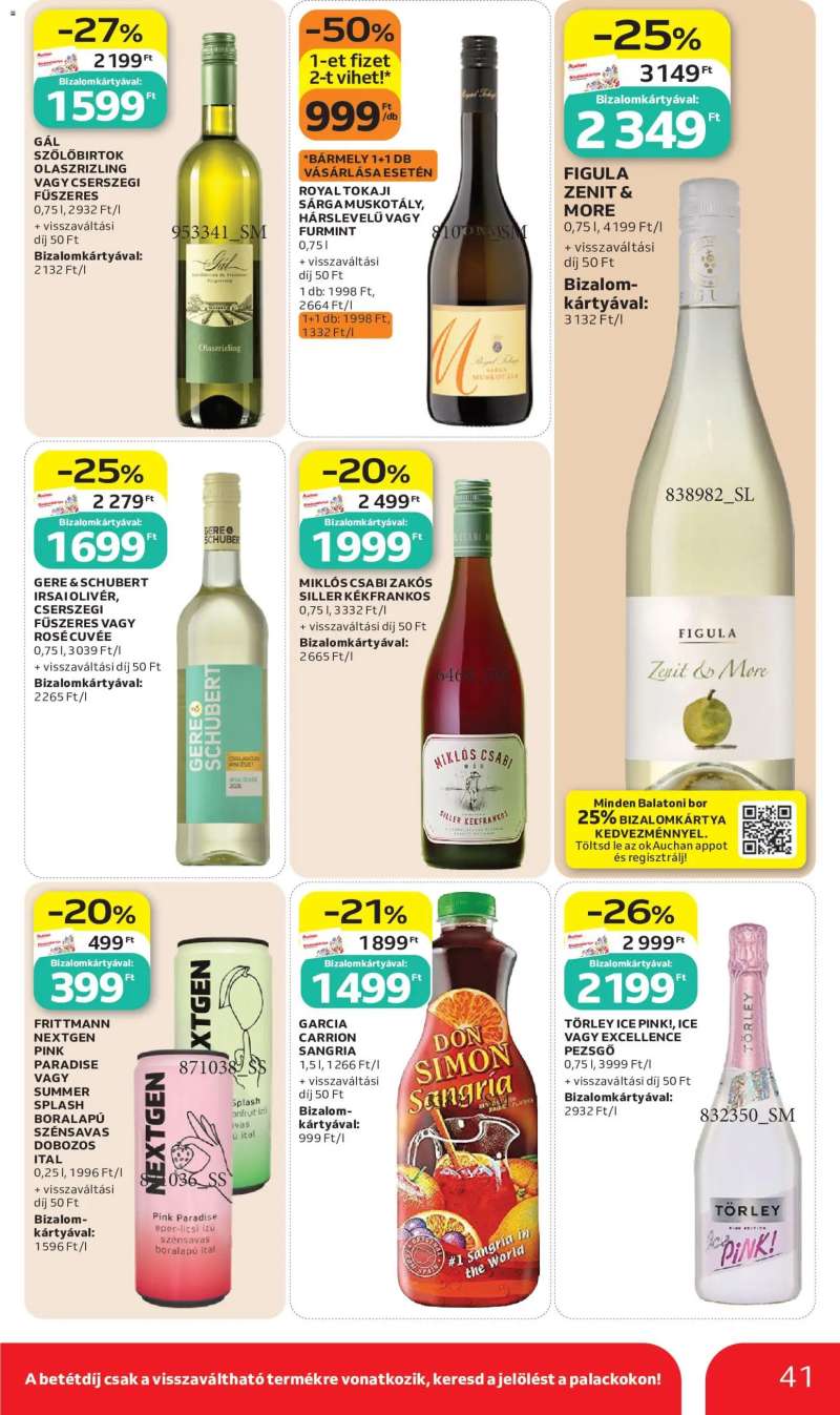 Auchan Auchan akciós újság 41 oldal