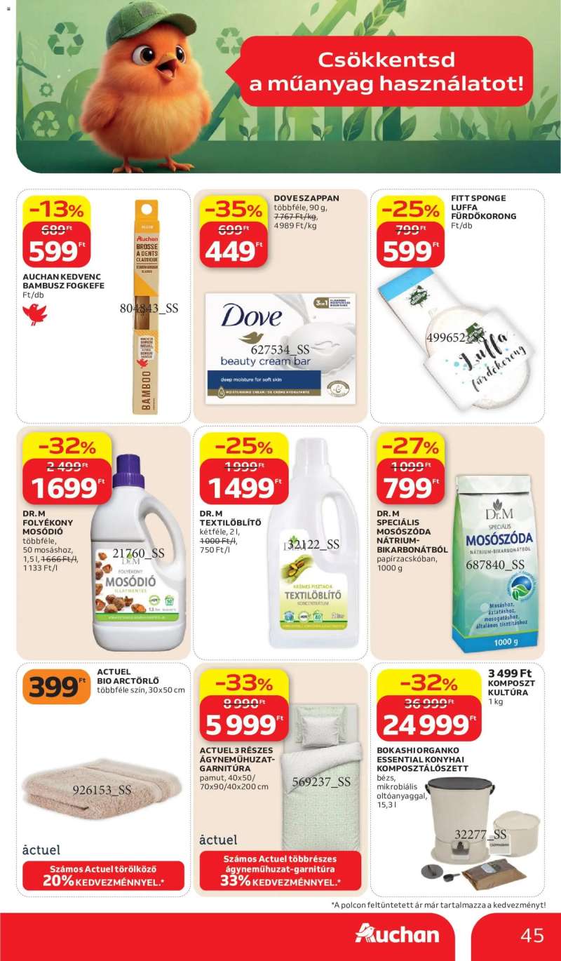 Auchan Auchan akciós újság 45 oldal