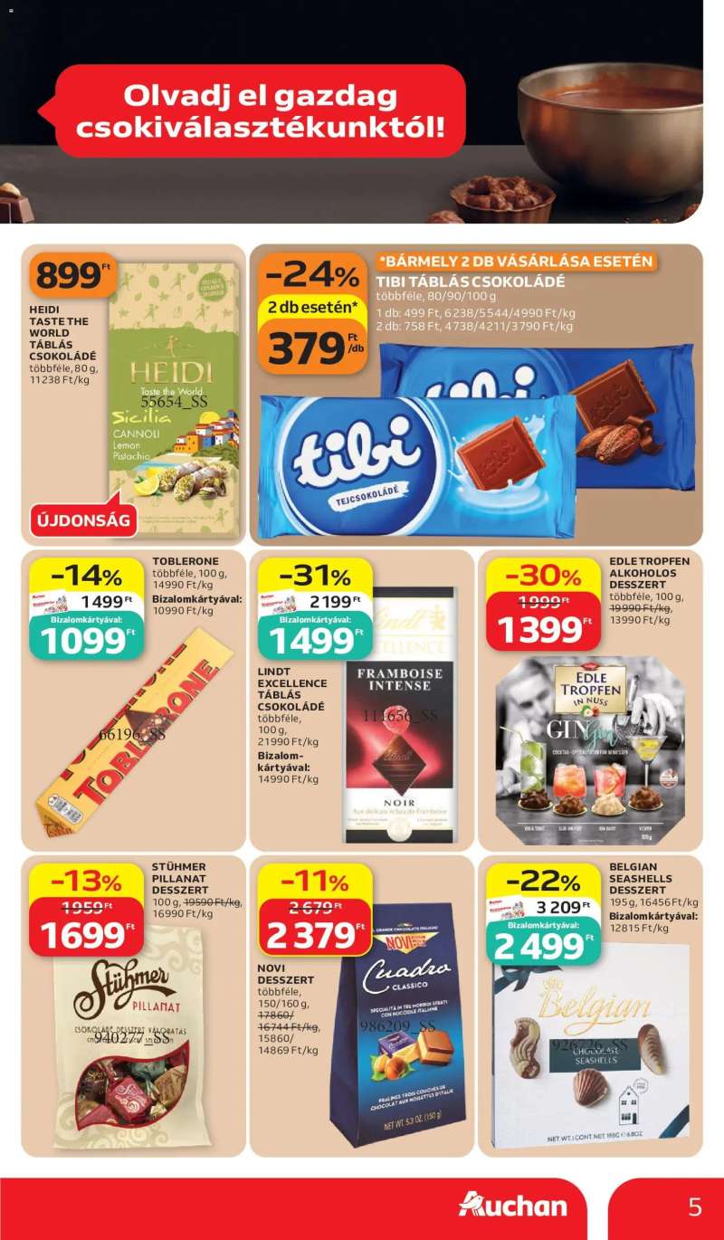 Auchan Auchan akciós újság 5 oldal