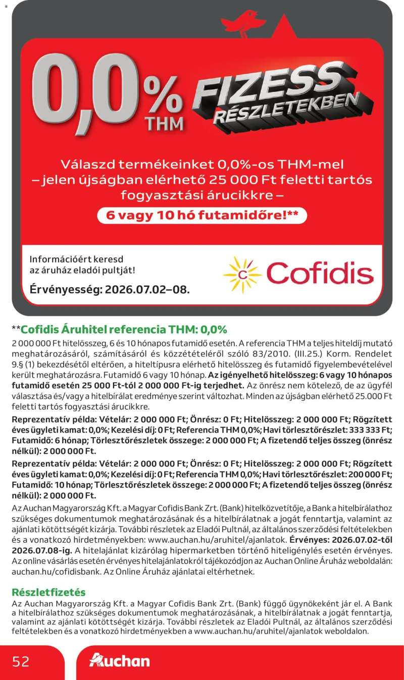 Auchan Auchan akciós újság 52 oldal