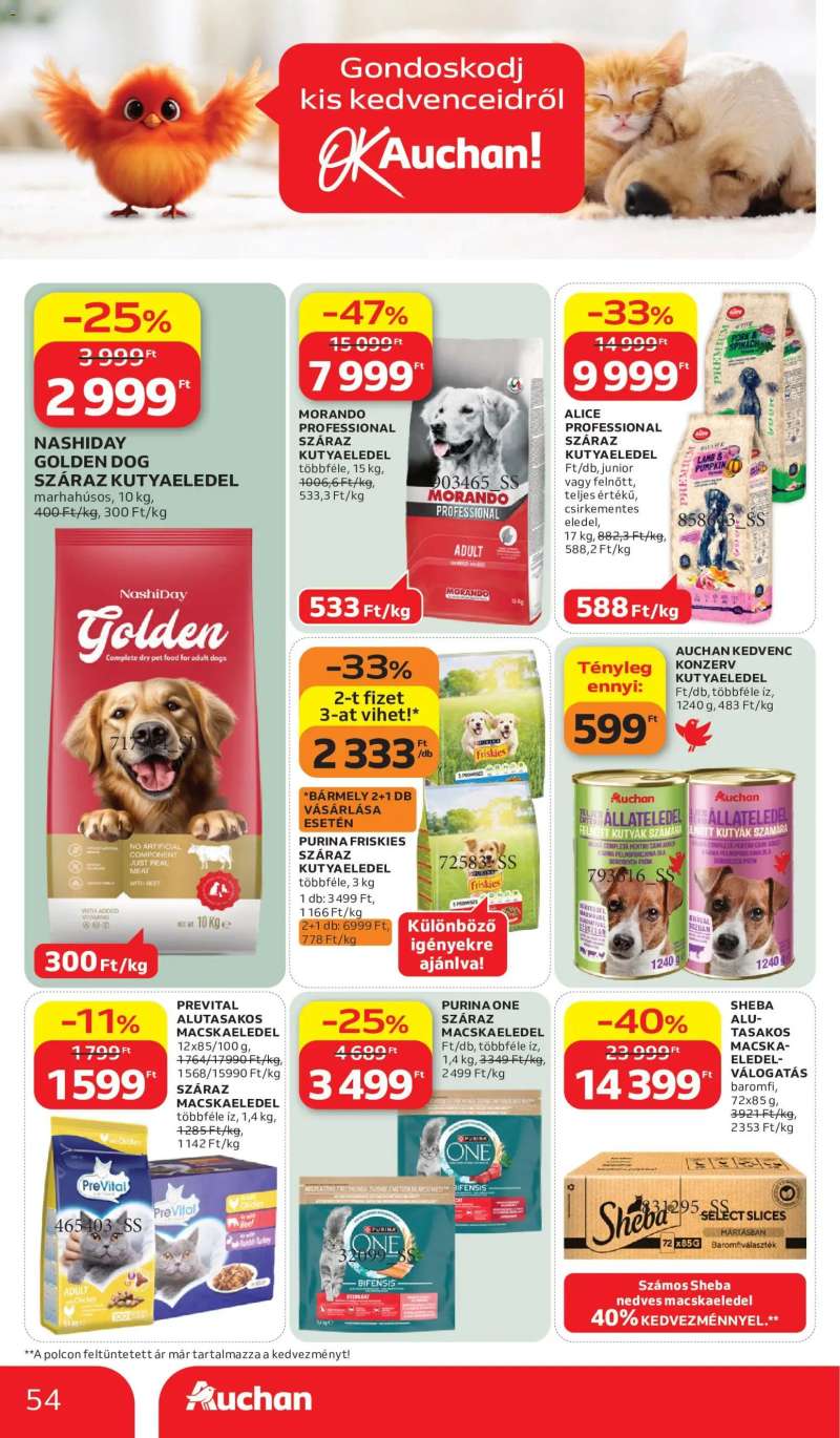 Auchan Auchan akciós újság 54 oldal