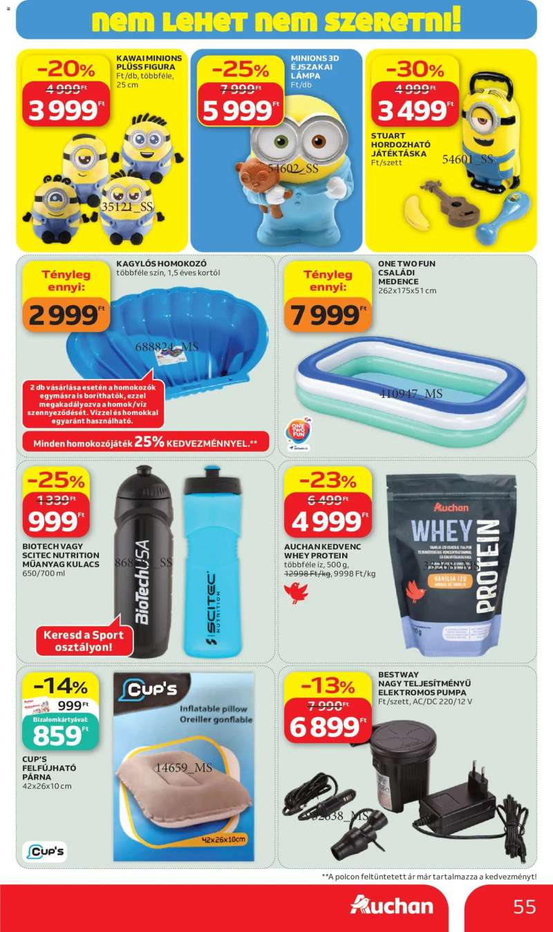 Auchan Auchan akciós újság 55 oldal