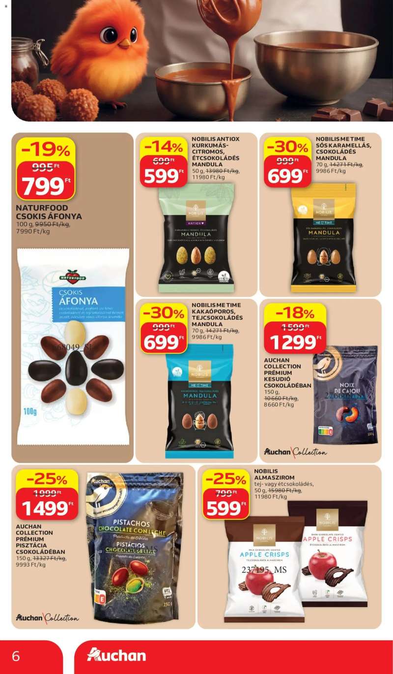 Auchan Auchan akciós újság 6 oldal