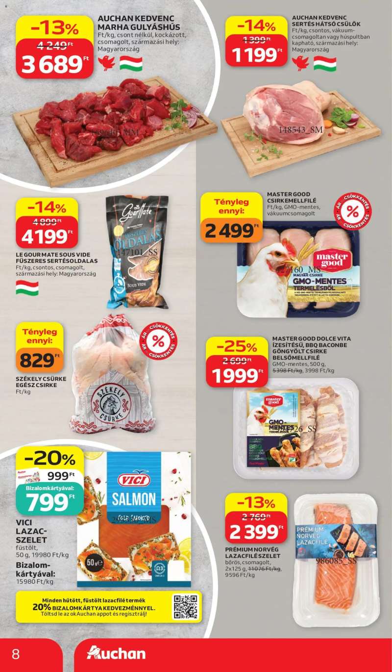 Auchan Auchan akciós újság 8 oldal