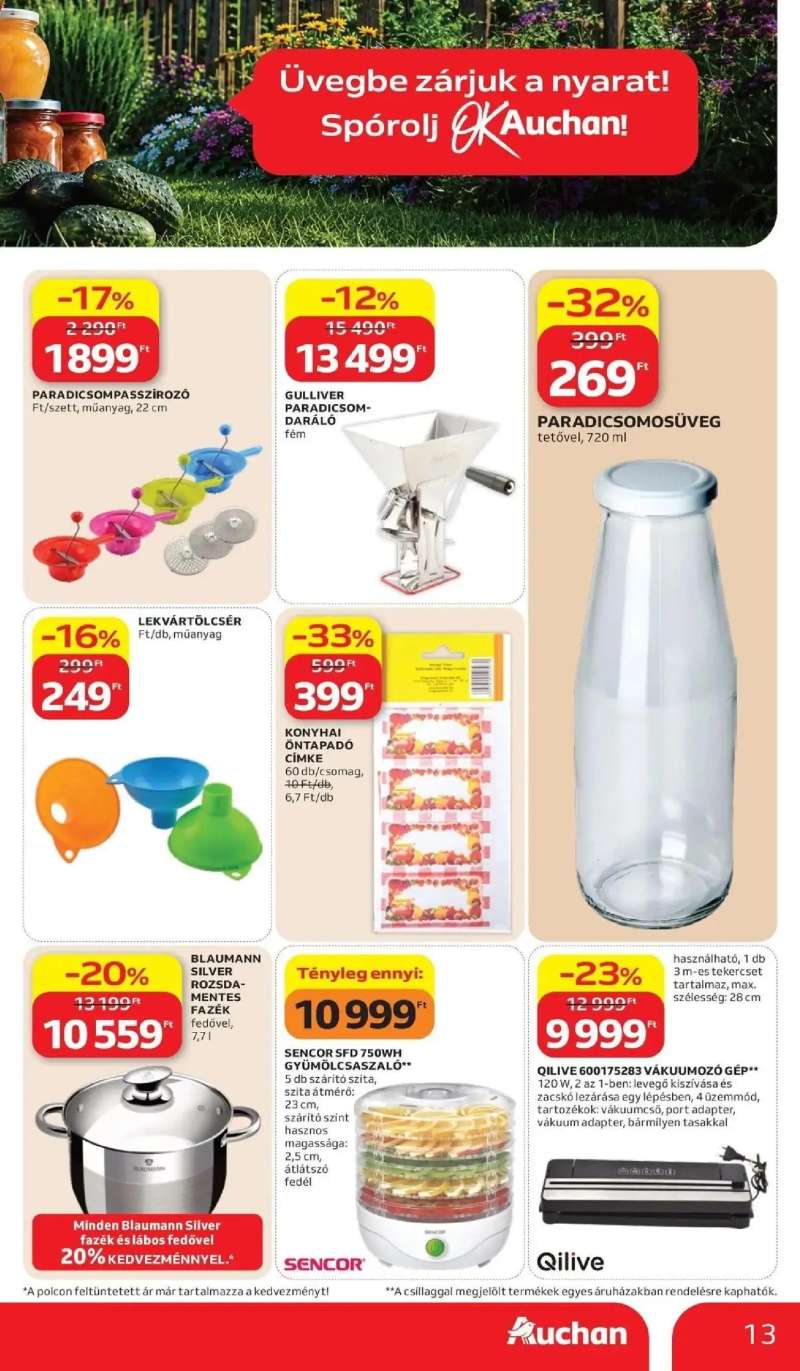 Auchan Auchan akciós újság Budapest 13 oldal